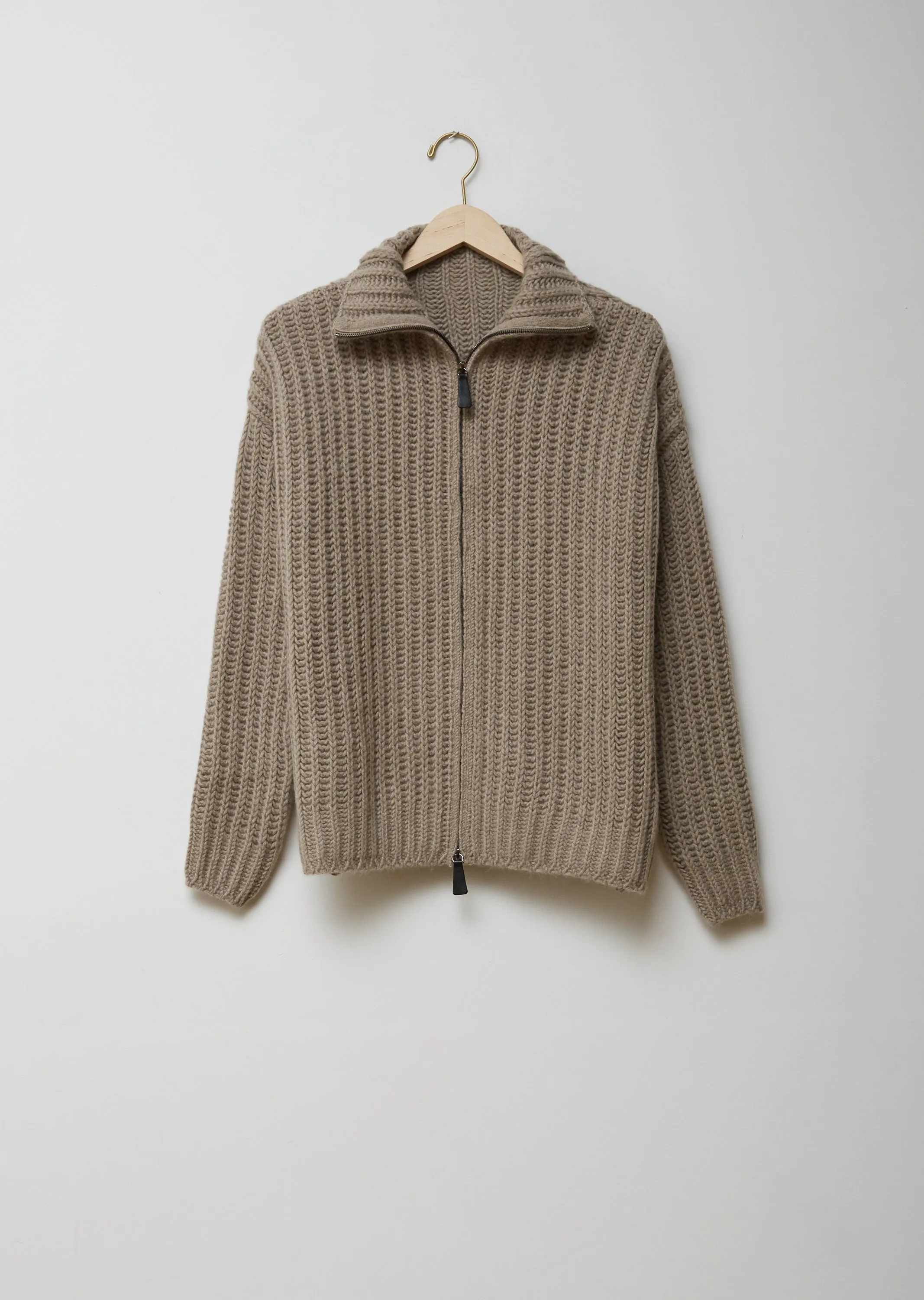 Alpaca Cardigan with Zip