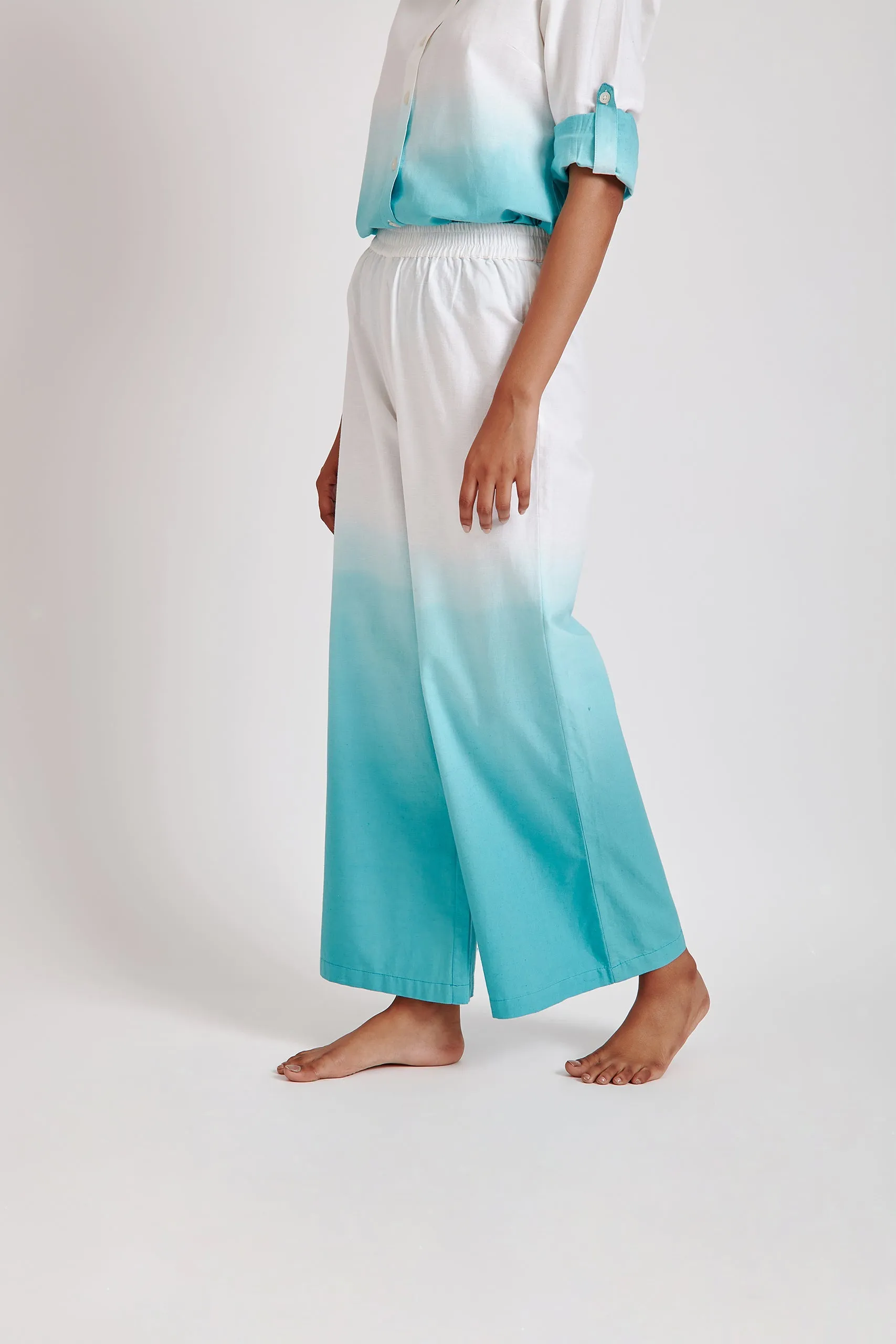 Blue Ombre Trouser