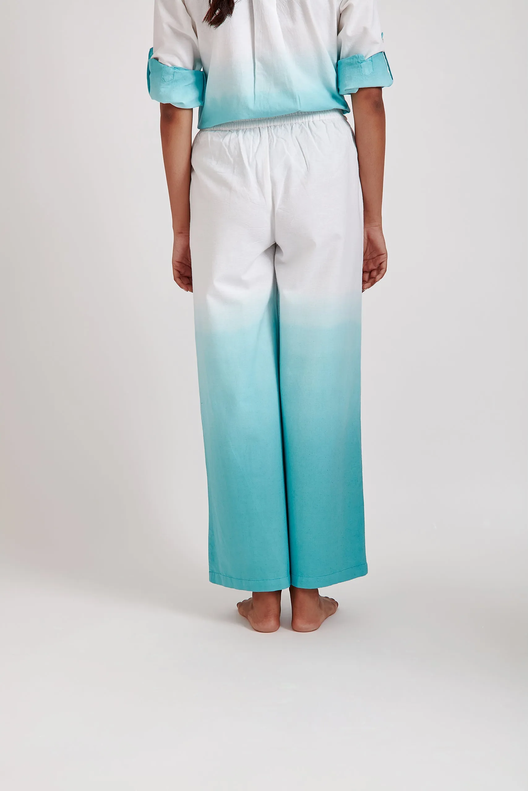 Blue Ombre Trouser
