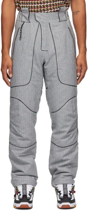 Boramy Viguier Grey Wool Hiking Trousers