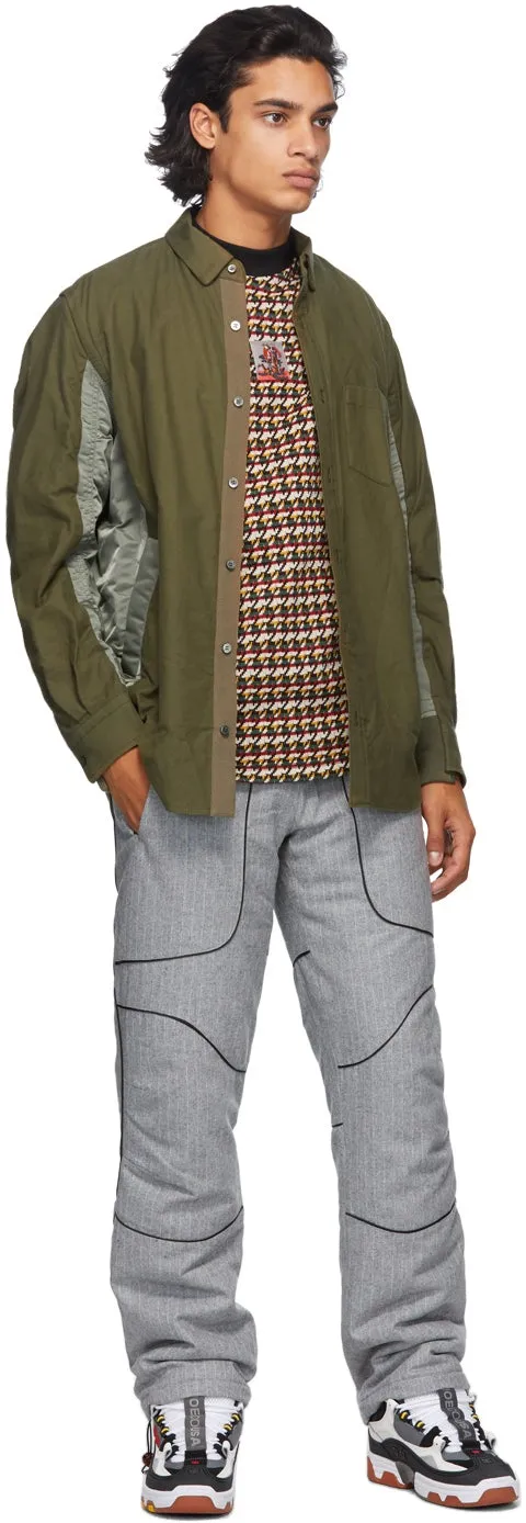 Boramy Viguier Grey Wool Hiking Trousers