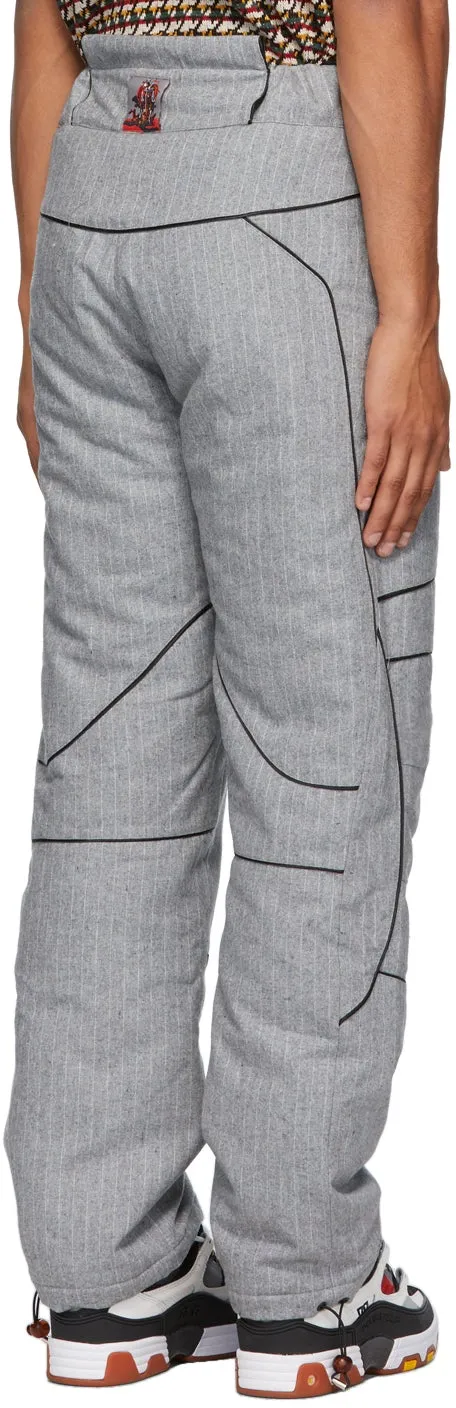 Boramy Viguier Grey Wool Hiking Trousers