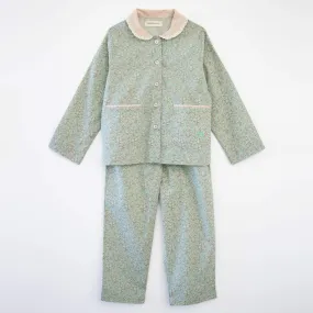 Chloe Lace Collar Girls Pyjama set