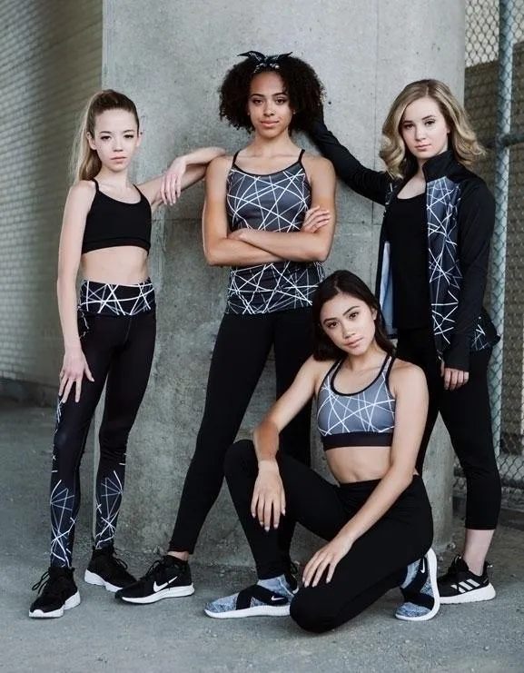 Crosshatch Sleeveless Crop