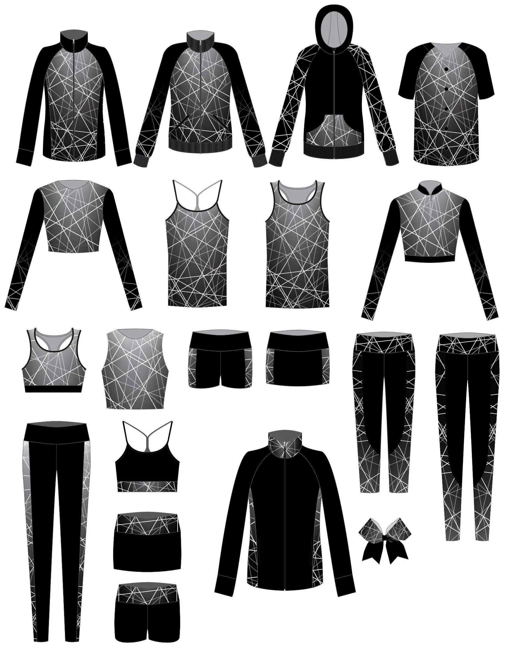 Crosshatch Sleeveless Crop