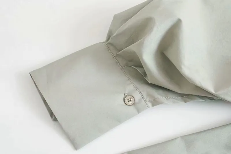 GATHERED ASYMMETRIC SHIRT