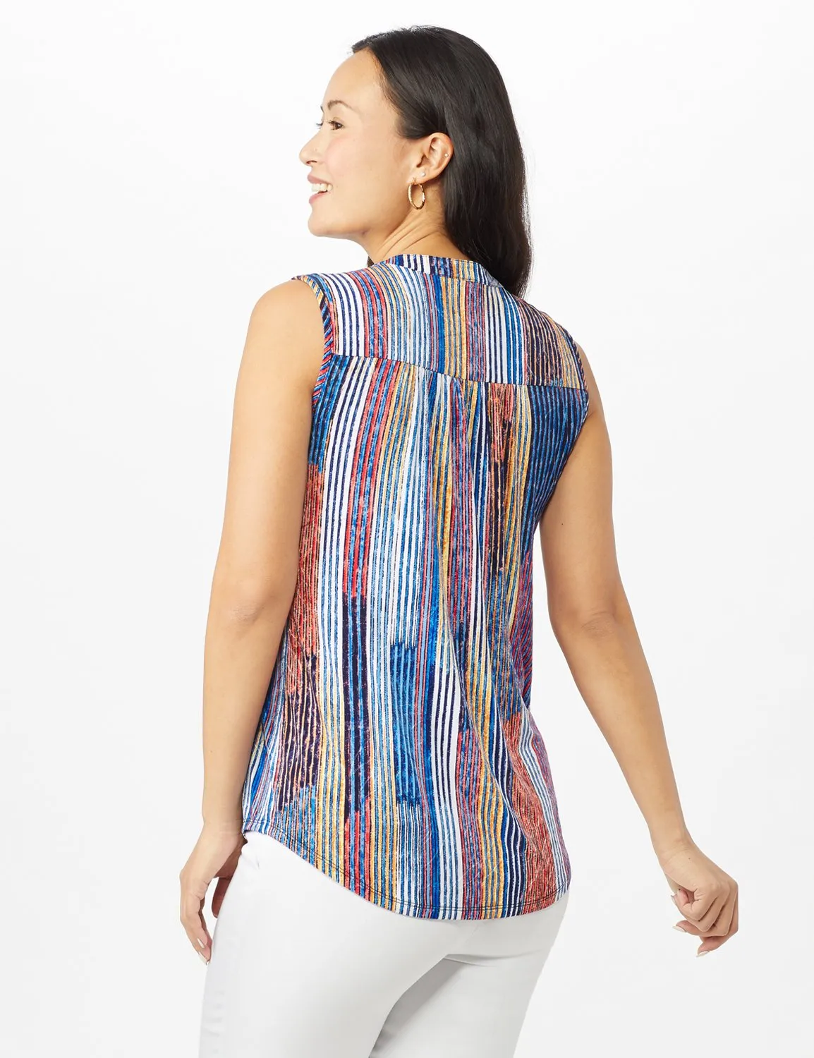 Multi Color Jaquard Pintuck Popover