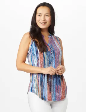Multi Color Jaquard Pintuck Popover