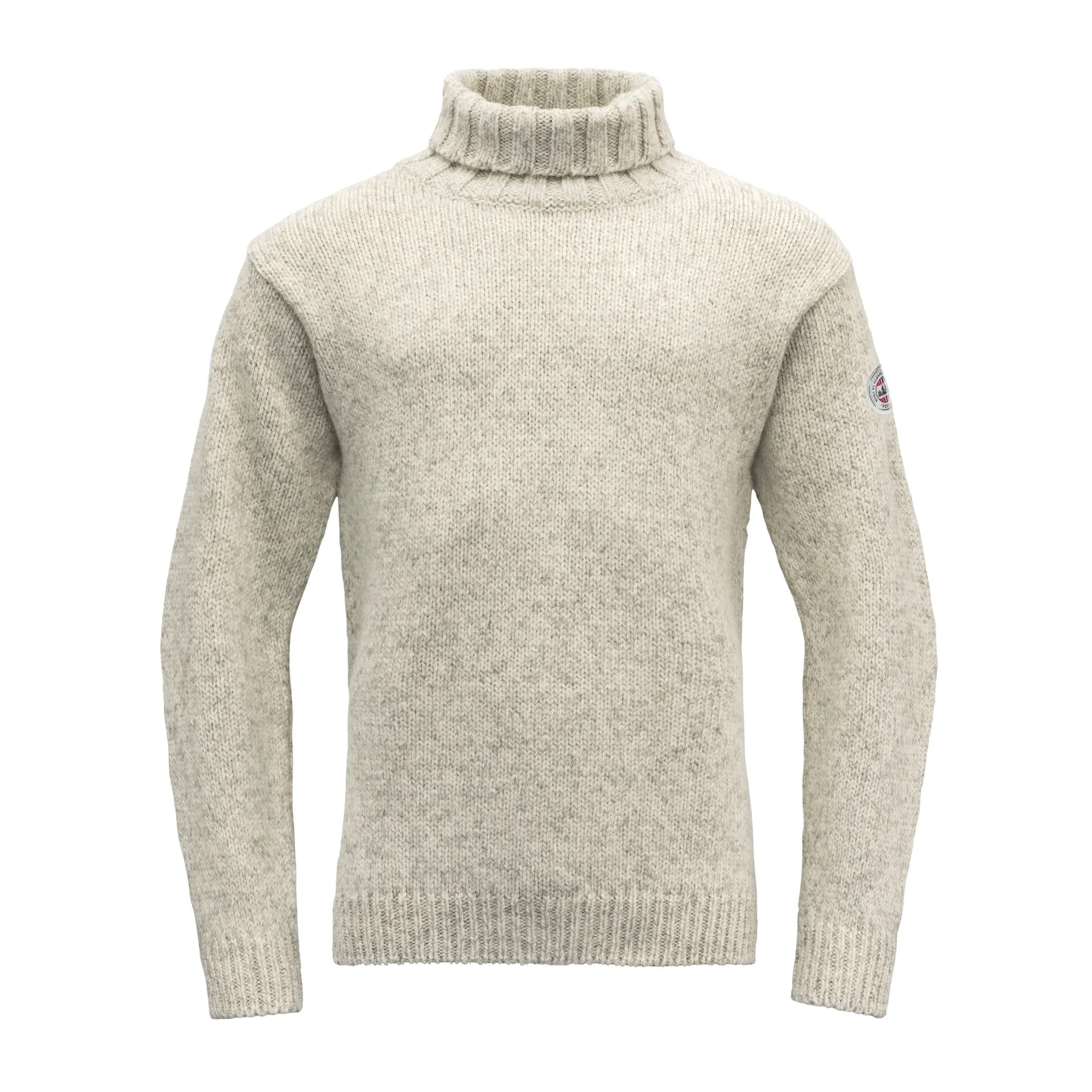 NANSEN SWEATER HIGH NECK GREY MELANGE