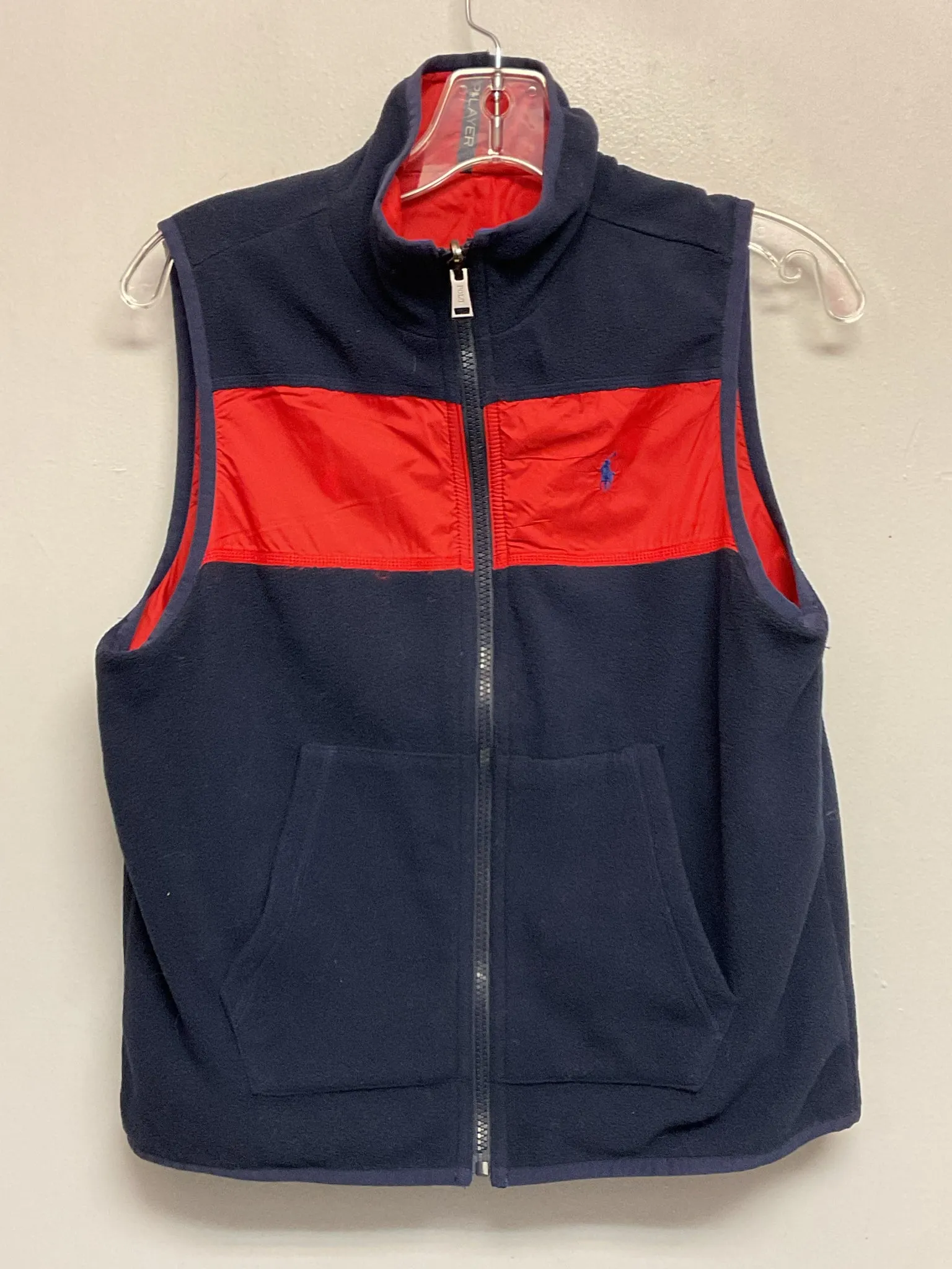 Ralph Lauren Size 14 Red & Blue Polyester Big Boys Sweaters & Vests