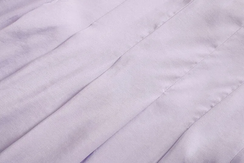 SEMI SHEER PLEATED SHIRT
