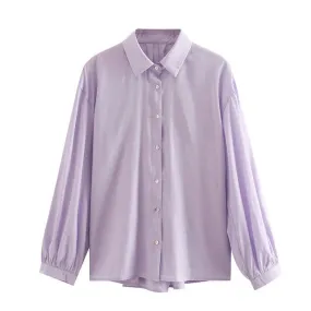 SEMI SHEER PLEATED SHIRT