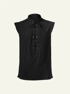 Sleeveless Bohemian Shirt