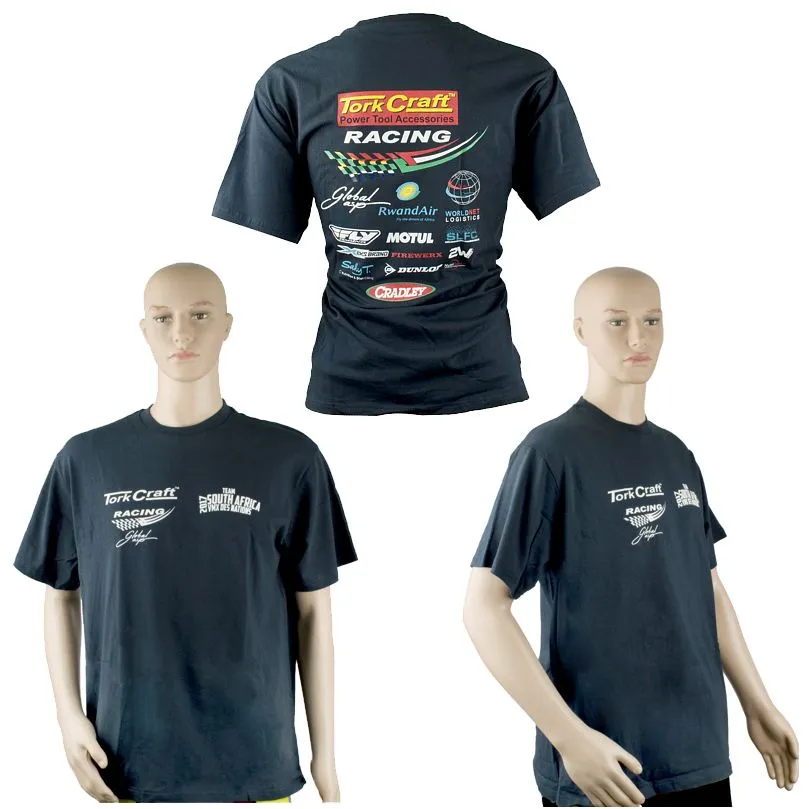 TORK CRAFT TORK CRAFT RACING T-SHIRT NAVY BLUE XL TC00173